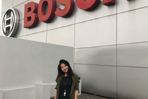Boon Yong standing outside of Bosch Boon Yong standing outside of Bosch